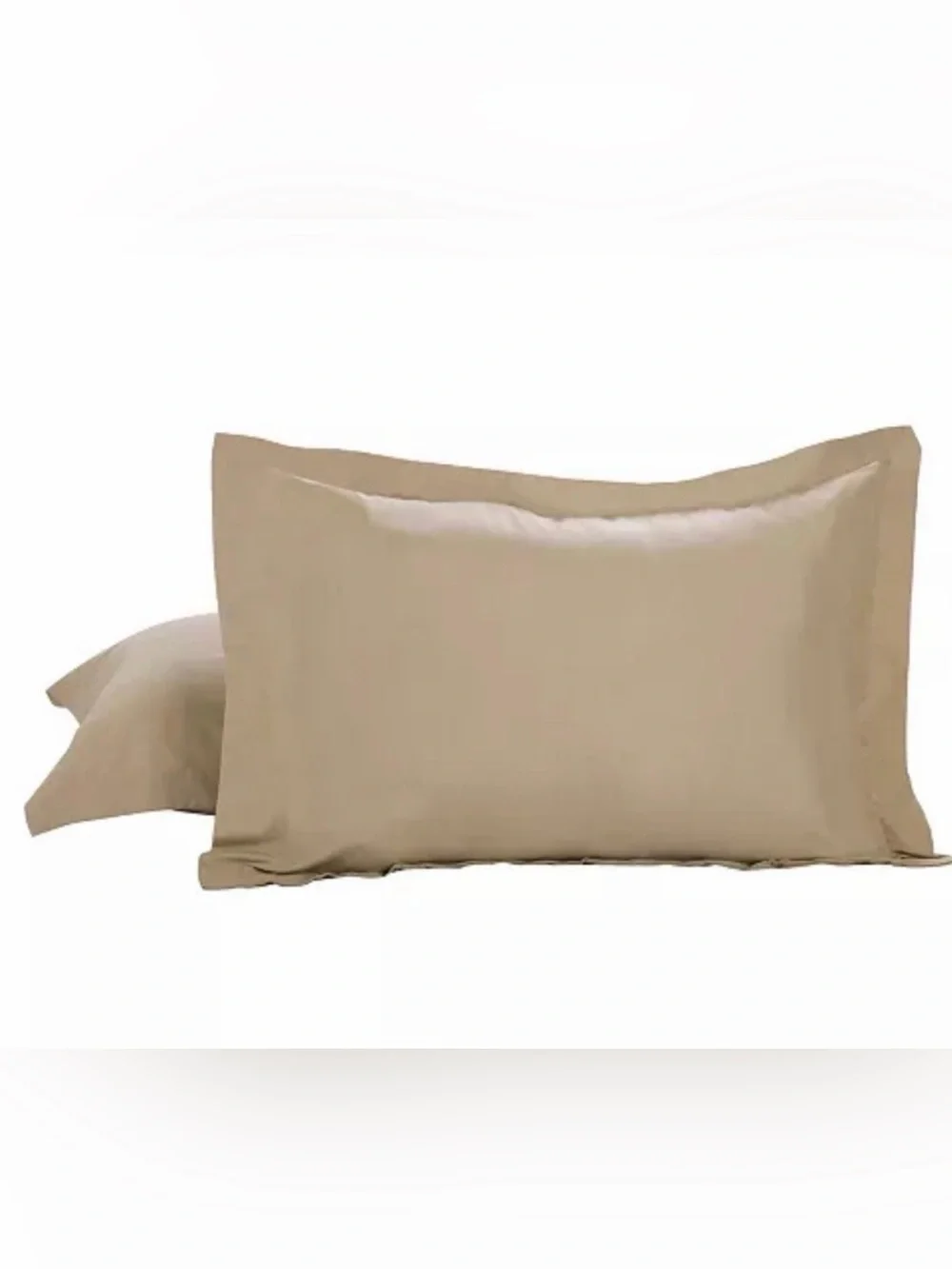 TODAYS HOME Microfiber Tailored Collection Set of 2 Standard Pillow Shams NWT